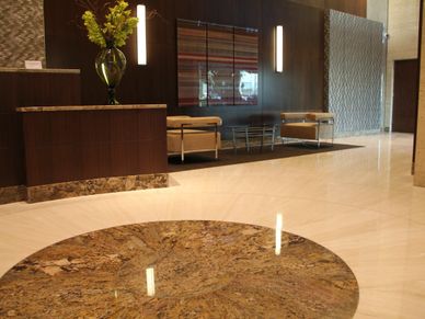 Natural Stone Restoration in Uptown Dallas by floorrescue