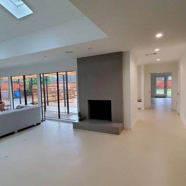 Residential epoxy coatings for new homes, remodels, interior designers, and custom concrete coatings