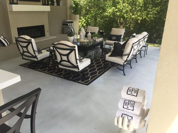 Patio staining in Dallas Fort Worth Texas by floorrescue, white stained patios Texas