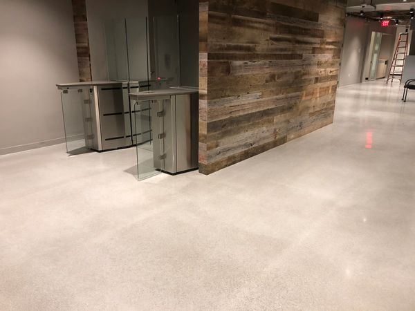 Amazon Project for Scott + Reid | Polished Concrete Overlays with Rapid Set Tru