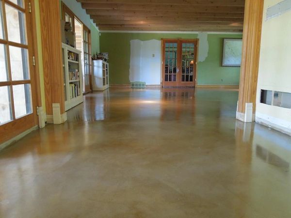 Ardex SD-M designer concrete overlays in Dallas, TX | Southlake Residence JRAF Studio