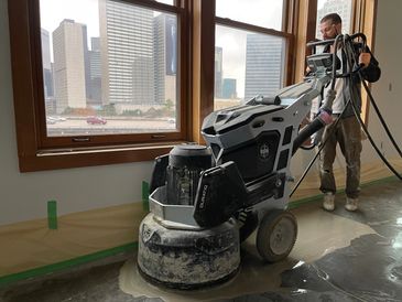 Concrete floor grinding and polishing services in Dallas Fort Worth TX since 2005, serving gc's, arc