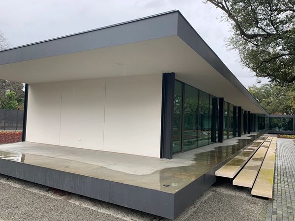 Ground Honed and Polished Concrete Exterior Designs, Josh Nimmo architecture in Dallas Texas