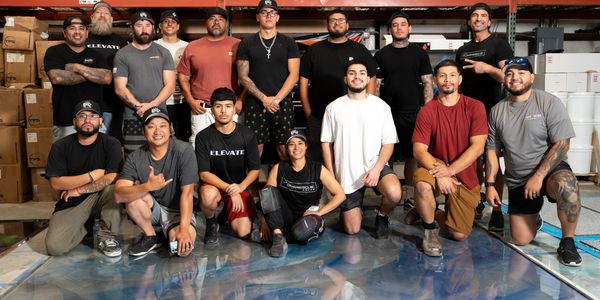 One of a kind training classes for manufacturers  distributors throughout the country, epoxy class