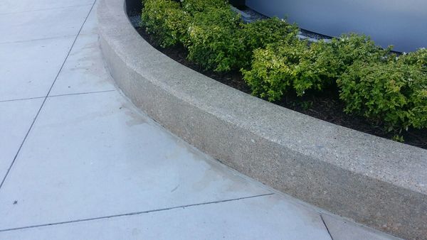 Polished Concrete Curbs in Richardson, TX by floorrescue