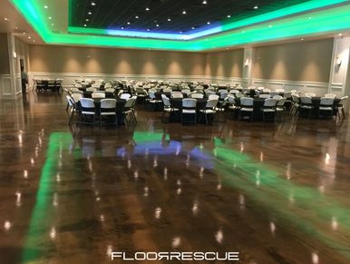 Commercial Metallic Epoxy Floors by FloorRescue®, Resin Floor Systems for banquet halls, dance floor