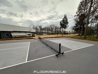 Sport Courts by FloorRescue®, pickle ball courts, tennis courts, basketball courts, volleyball court