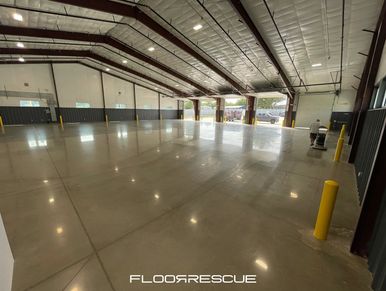 Industrial Concrete Flooring for distribution and packaging facilities, densify, seal and polishing