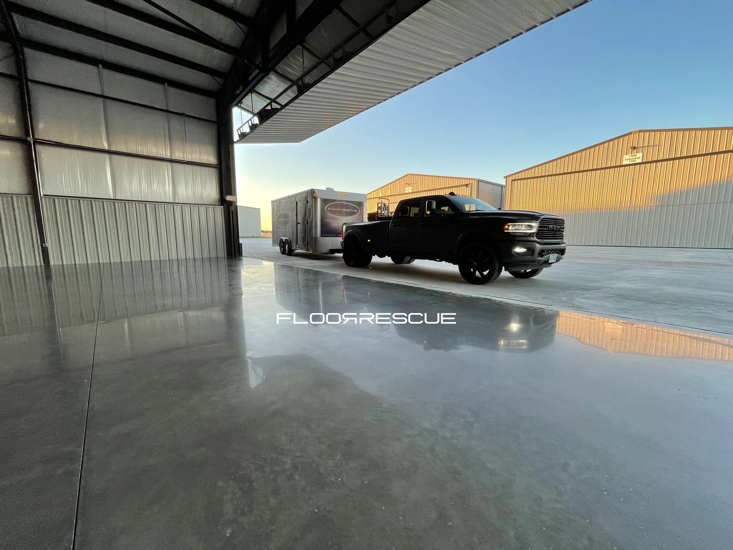 Building trust and gaining respect in the aircraft industry and hangar community, hangar floors