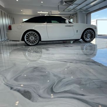 Customizable options for flooring in the automotive industry for commercial showrooms and offices