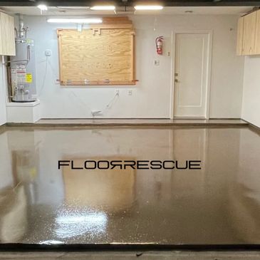 Clear Coat Garage Floor Systems by FloorRescue®, Grind and Seals, Polyaspartic Floor Coatings