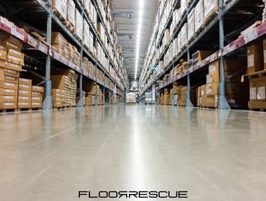 Distribution Warehouse Floors by FloorRescue®, resin floors and concrete floors for high traffic