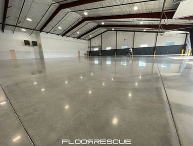 Polished Concrete Floor Systems for commercial construction, retail floors, office buildings