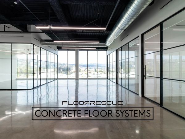 Concrete Floor Systems by FloorRescue® for commercial and industrial spaces, polished concrete ....