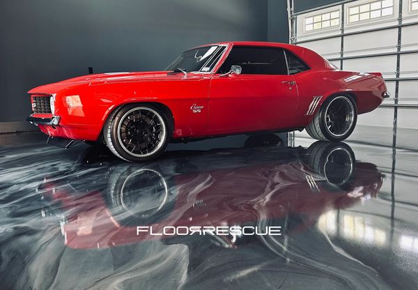 Metallic Epoxy Floors for the automotive industry, showroom epoxy floors, automotive shop floors