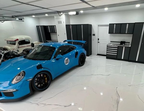 Nation-Wide Epoxy Garage Floors, California garage metallic floor with Floor Reborn, resin floors