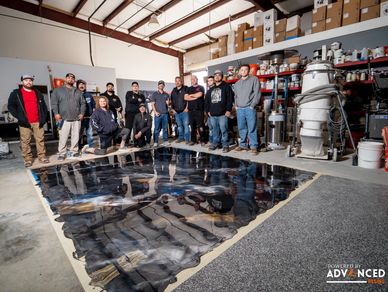 Metallic Epoxy Floor Training in California and Texas by Floors Reborn and Floor Rescue
