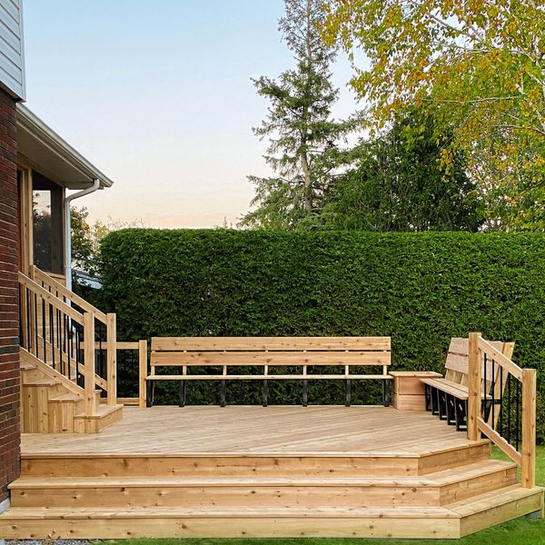 High-quality pressure-treated wood fence built by expert Ottawa fence builders