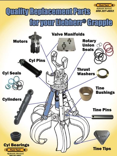 Liehbherr Young Grapple Parts
