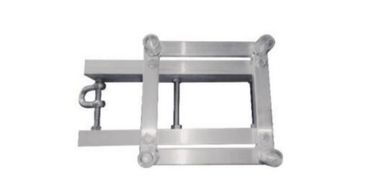 Metal tool with adjustable clamp and frame structure.