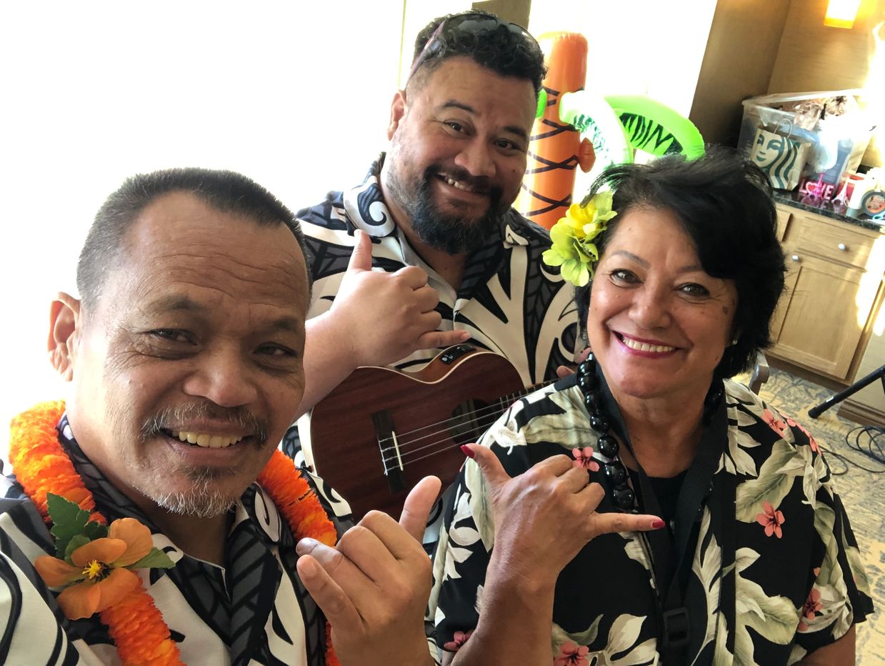 Dolly Kaawa-Fernandez, Sim Peter and Rance Like