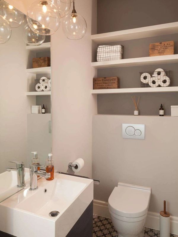 Bathroom in kitchen extension in Loughton, East London.