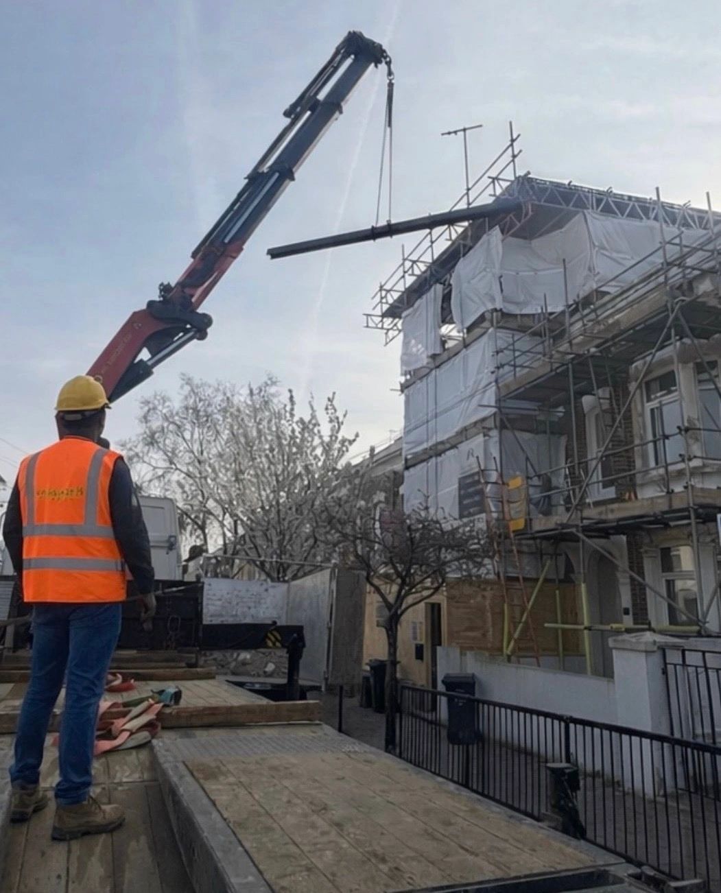 Essex and London Construction show their demolition and structural works at a property in Hackney.