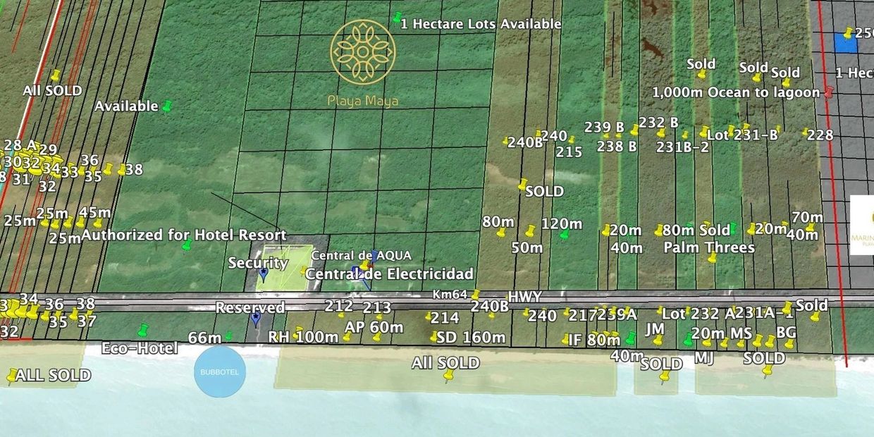 Playa Maya Residences lots for sale