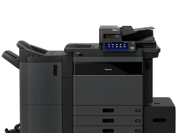 Toshiba e-studio 6527AC Multi function printer. CopyTex Business Solutions LLC.s Austin TX