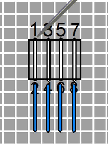 Straight Gobelin Stitch