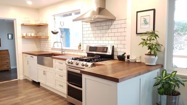 Merit kitchen cabinetry Salt Spring Island