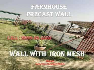 Noida Precast Boundary Wall Rcc Wall Design #PrecastBoundaryWall Precast Compound Wall Noida #Farm