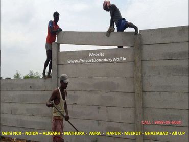 Noida Precast Boundary Wall Rcc Wall Design #PrecastBoundaryWall Precast Compound Wall Noida Jewar