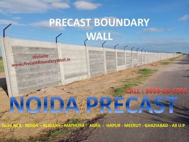 Rcc Precast Boundary Wall Precast Compound Wall Noida Delhi Ghaziabad meerut Hapur #PrecastBoundary