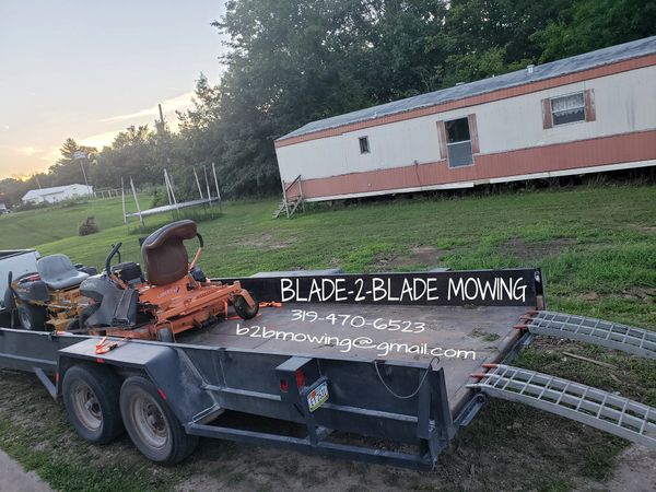 Our ZTR Mowers We Use To Take Care Of Our Customers.
