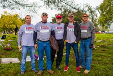 Ken Wheatley and team at Memorial day remembrance.