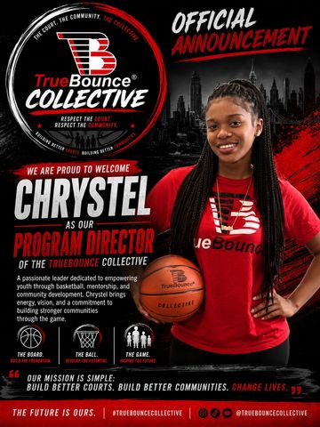 Announcement of Chrystel as Program Director for TrueBounce Collective.