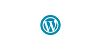 WordPress logo representing website development, blogging, and WooCommerce e-commerce solutions.