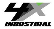 Logo of 4X Industrial with bold black and gray text and a green accent.