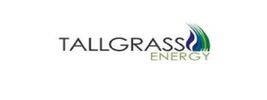 Logo of Tallgrass Energy with stylized grass and flame.