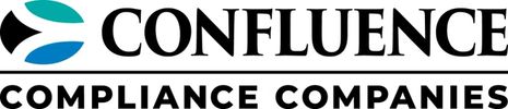 Logo of Confluence Compliance Companies with stylized icon.