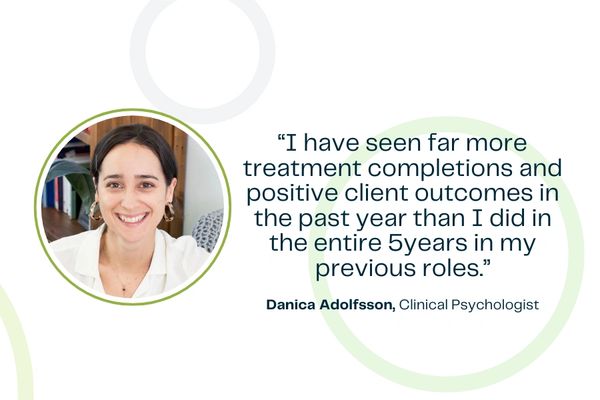 Danica Adolfsson, clinical psychologist, from Centre for Integrative Health