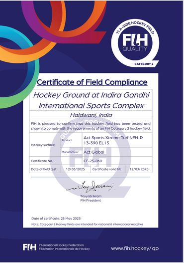 FIH Certificate in India