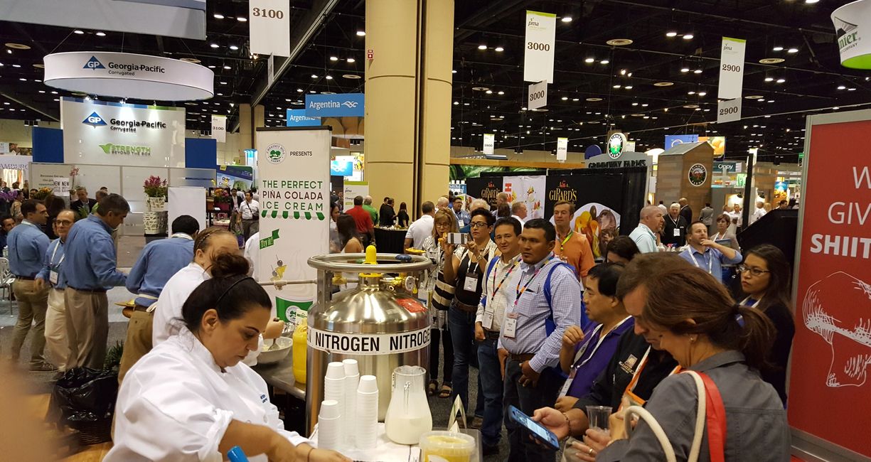 Private Island Ice Cream always draws a huge crowd at any Convention or Trade Show