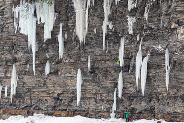 ice climbing, Pont-Rouge, ile-aux-raisins, Double Dragon, Stas Beskin, escalade de glace, Quebec
