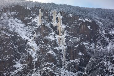 La Pomme d'Or, La Loutre, la Ruée vers l'Or, Hautes-Gorges, Ice climbing, escalade de glace, Quebec