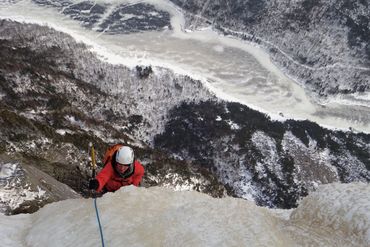 La Pomme d'Or, Hautes-Gorges, Ice climbing, escalade de glace, Charlevoix, Quebec, Wild Ice