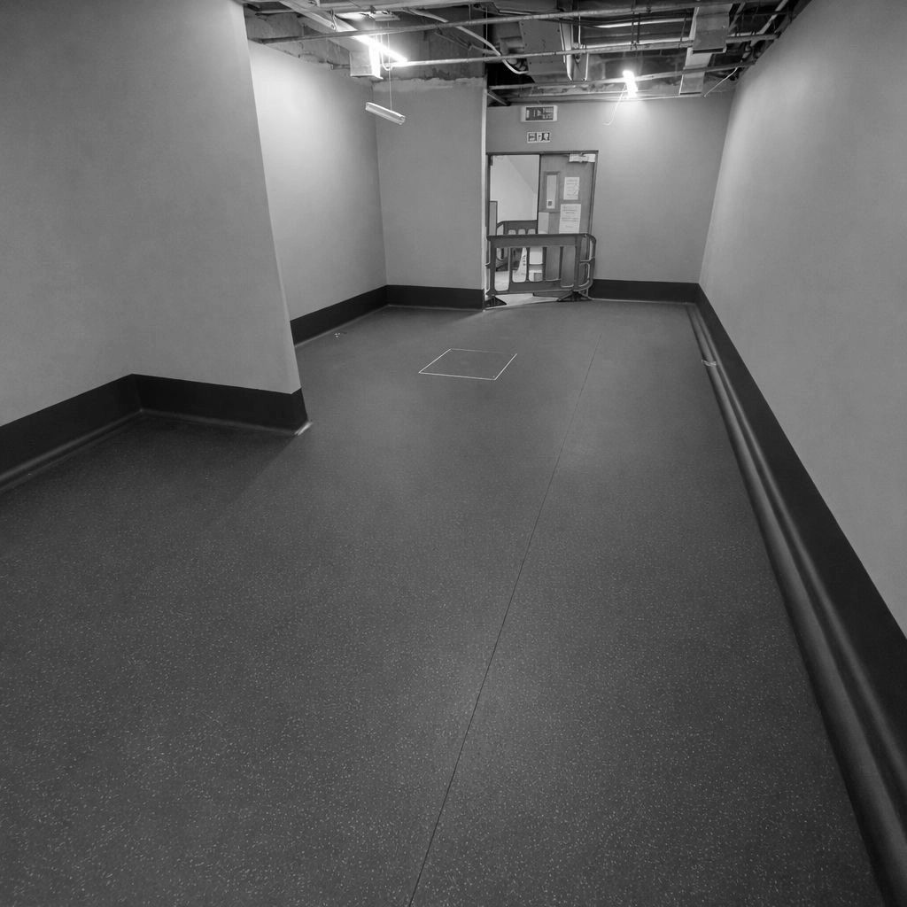 Coved safety flooring Kent