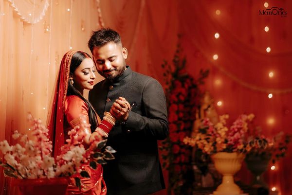 Bride and Groom Close-Up Shot – Top Photography in Ranchi