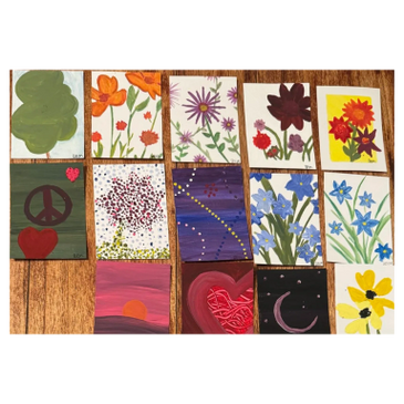 photo of 14 paintings